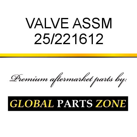 VALVE ASSM 25/221612