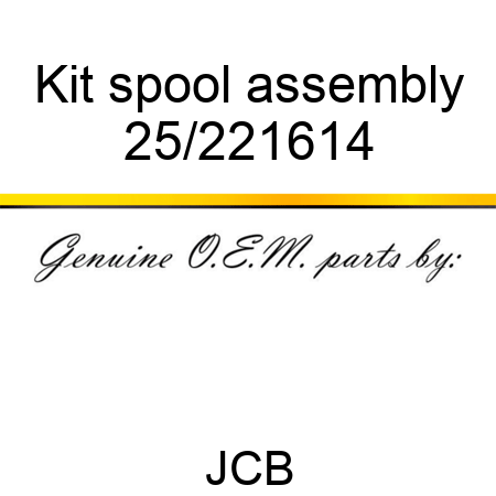 Kit spool assembly 25/221614