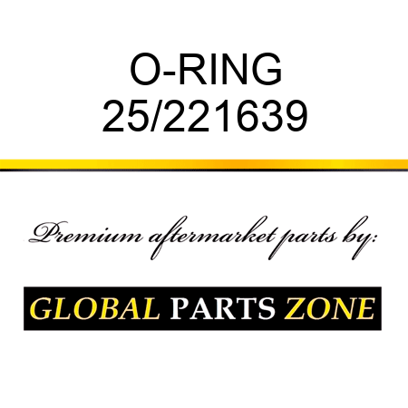 O-RING 25/221639