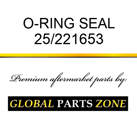 O-RING SEAL 25/221653