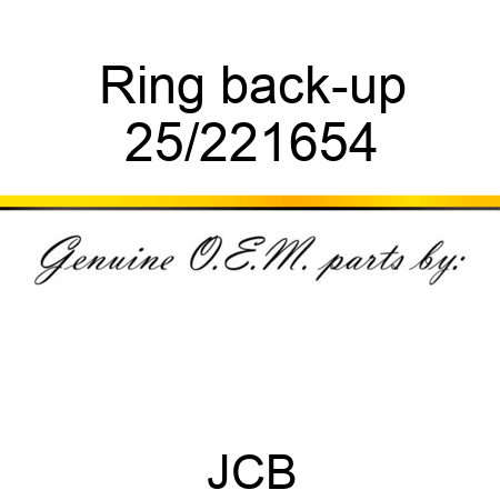 Ring back-up 25/221654