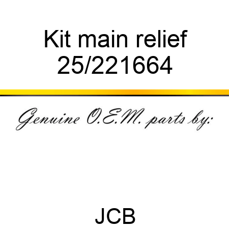 Kit main relief 25/221664