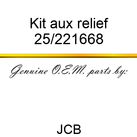 Kit aux relief 25/221668