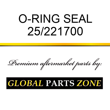 O-RING SEAL 25/221700