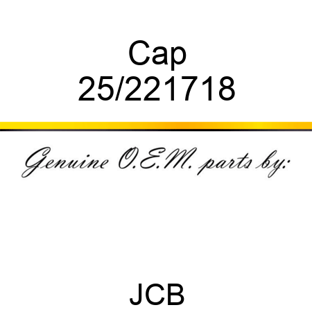 Cap 25/221718