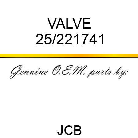 VALVE 25/221741