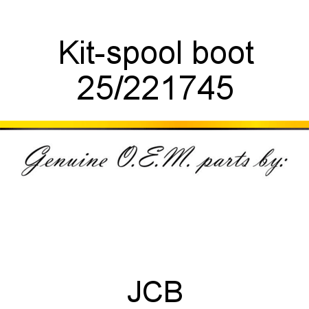 Kit-spool boot 25/221745