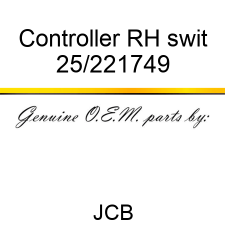 Controller RH swit 25/221749