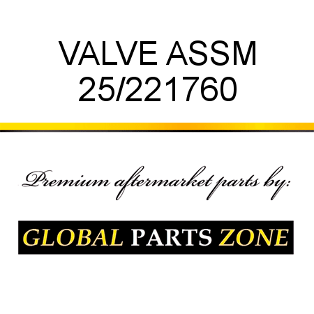 VALVE ASSM 25/221760