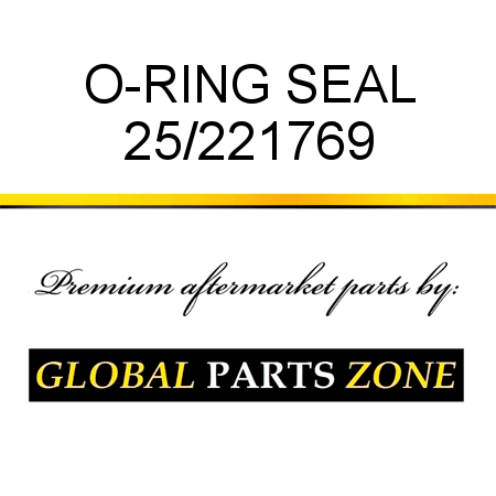 O-RING SEAL 25/221769