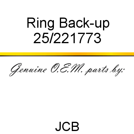 Ring, Back-up 25/221773