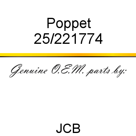 Poppet 25/221774