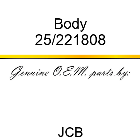 Body 25/221808