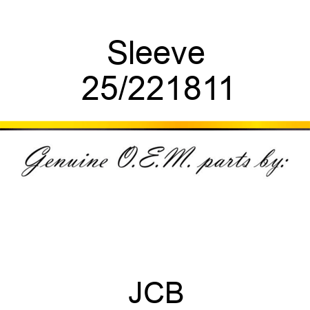 Sleeve 25/221811