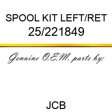 SPOOL KIT LEFT/RET 25/221849