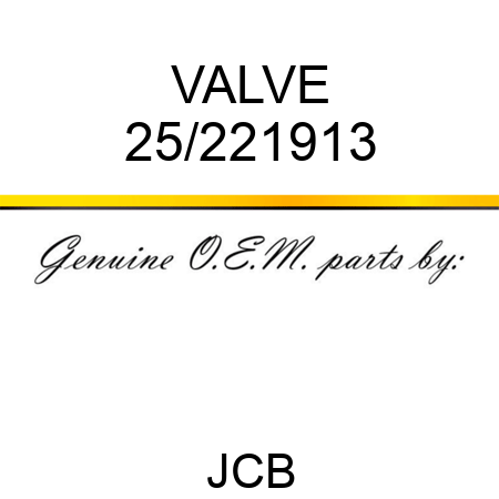 VALVE 25/221913