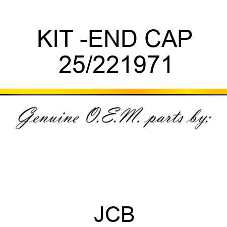 KIT -END CAP 25/221971