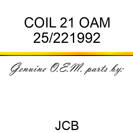 COIL, 21 OAM 25/221992