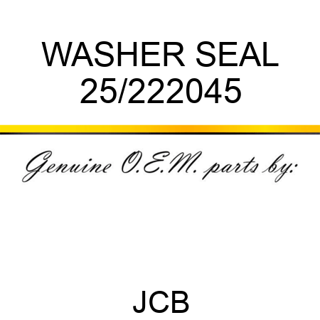 WASHER, SEAL 25/222045