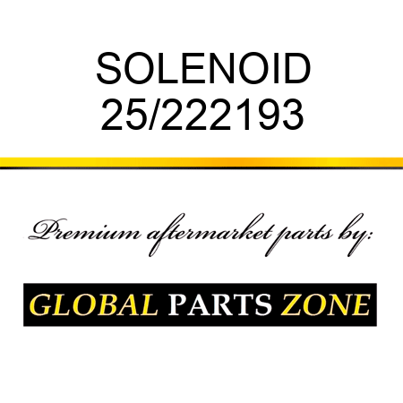 SOLENOID 25/222193