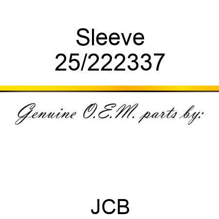 Sleeve 25/222337