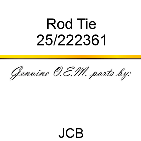 Rod Tie 25/222361