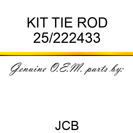 KIT, TIE ROD 25/222433