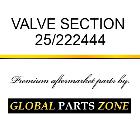 VALVE SECTION  25/222444
