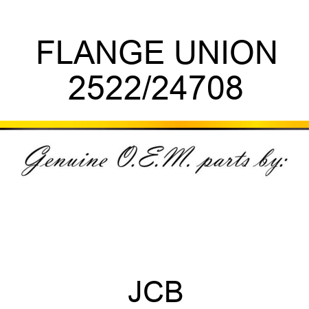 FLANGE UNION 2522/24708