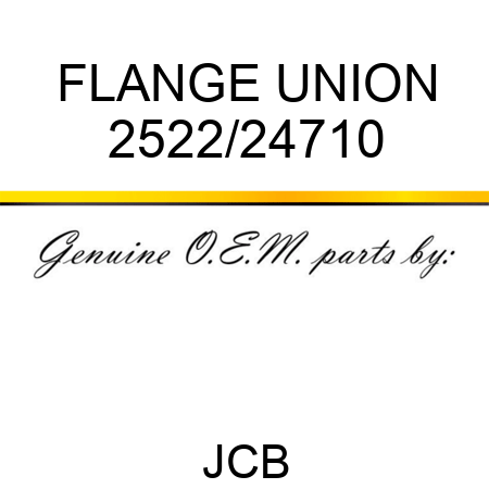 FLANGE UNION 2522/24710