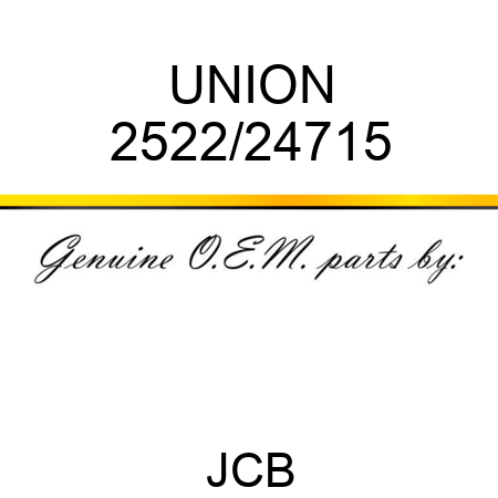UNION 2522/24715