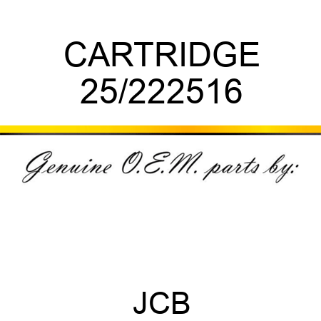 CARTRIDGE 25/222516