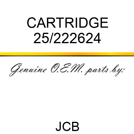 CARTRIDGE 25/222624