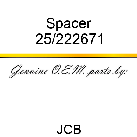 Spacer 25/222671