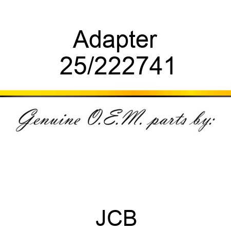 Adapter 25/222741