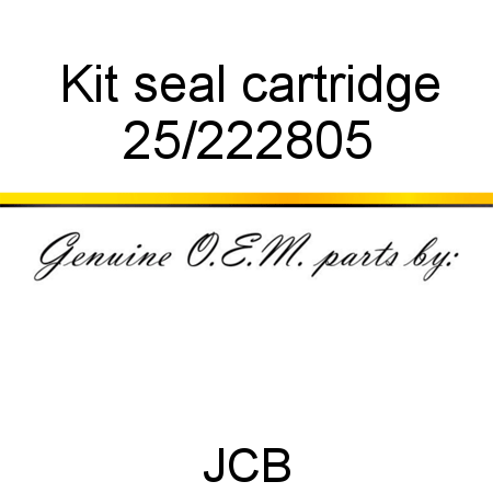 Kit, seal, cartridge 25/222805