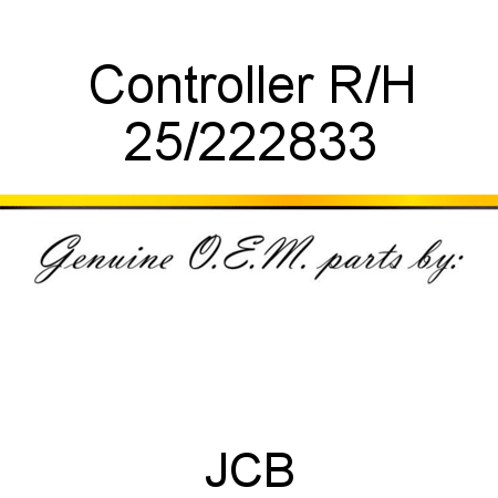 Controller, R/H 25/222833