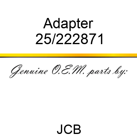 Adapter 25/222871