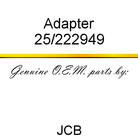 Adapter 25/222949
