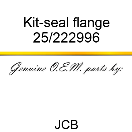 Kit-seal flange 25/222996