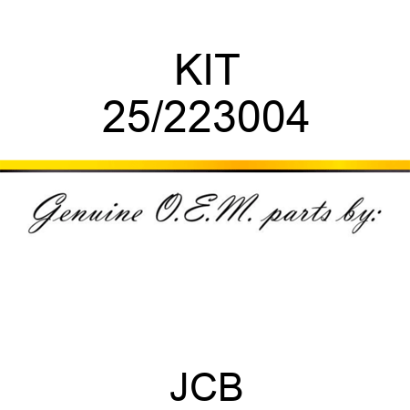KIT 25/223004