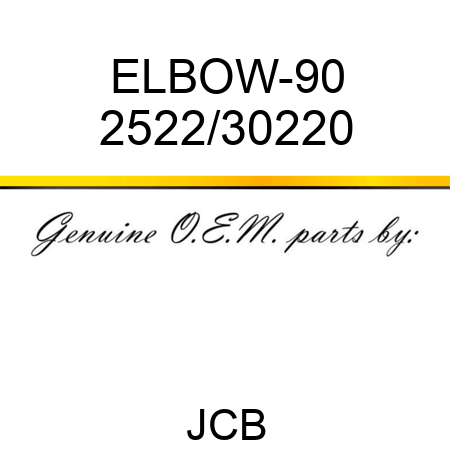 ELBOW-90 2522/30220