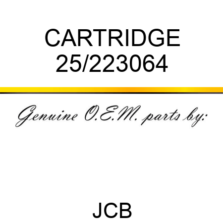 CARTRIDGE 25/223064