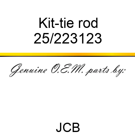 Kit-tie rod 25/223123