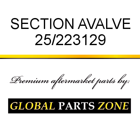 SECTION A,VALVE 25/223129