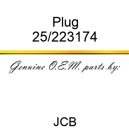 Plug 25/223174