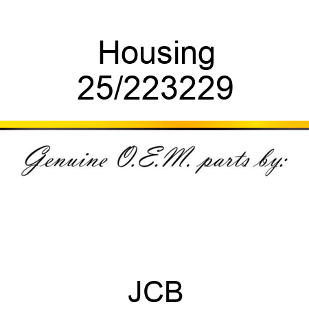 Housing 25/223229