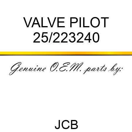 VALVE PILOT 25/223240