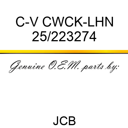 C-V CWCK-LHN 25/223274