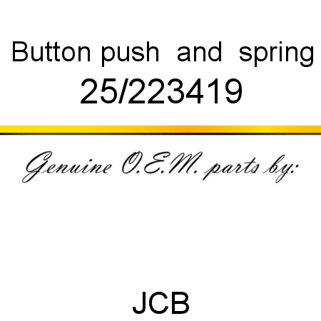 Button, push, & spring 25/223419